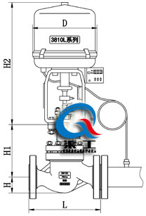 電動溫度調(diào)節(jié)閥（配3810L執(zhí)行器）