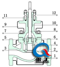 電動保溫調節閥（套筒結構圖）